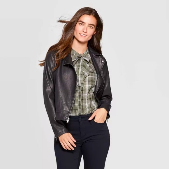 Universal Thread Jackets & Blazers - Universal Thread Faux Leather Moto Jacket